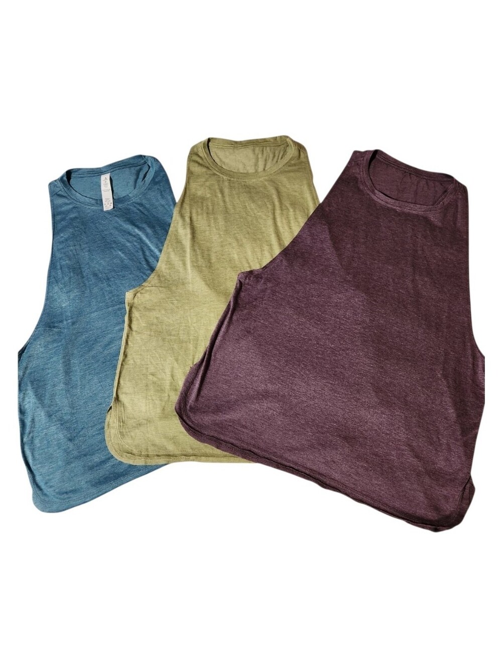 Lot Of 3 Icyzone Shirts Women Size M Activewear Racer Back Tank Top Workout Gym